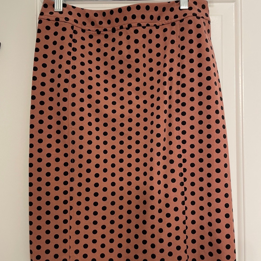 LOFT Polka dot Pencil Skirt